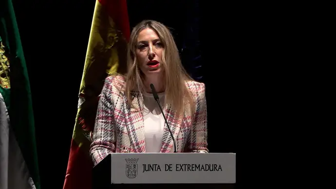 María Guardiola, presidenta de la Junta de Extremadura en funciones