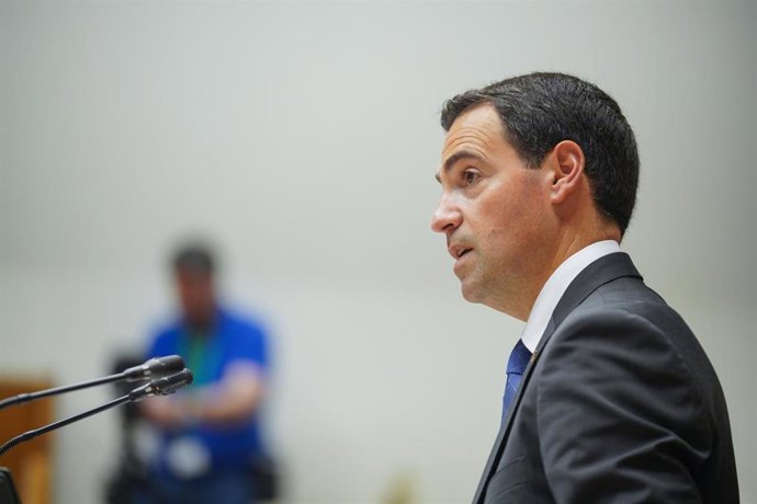 Archivo - El candidato del PNV a lehendakari, Imanol Pradales