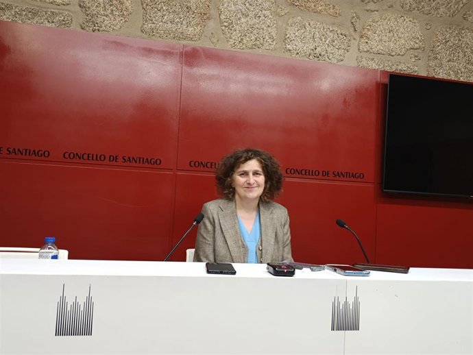 Archivo - La alcaldesa de Santiago, Goretti Sanmartín