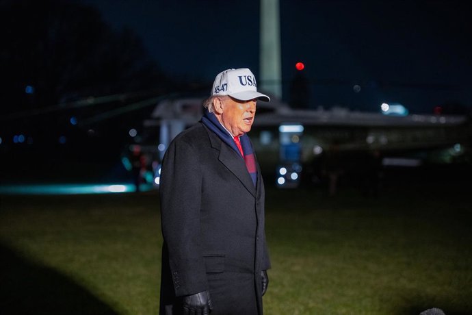 Arxive - El president d'EUA, Donald Trump, arriba a la Casa Blanca després d'un viatge.