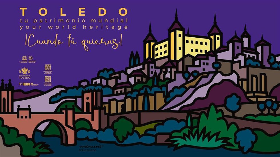 Cartel del Ayuntamiento de Toledo para Fitur.