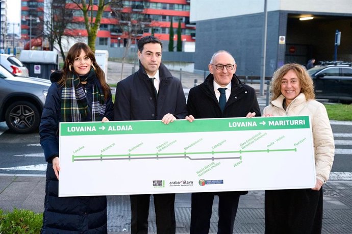 Maider Etxebarria, Imanol Pradales, Ramiro Gonzalez eta Susana Garcia Chueca