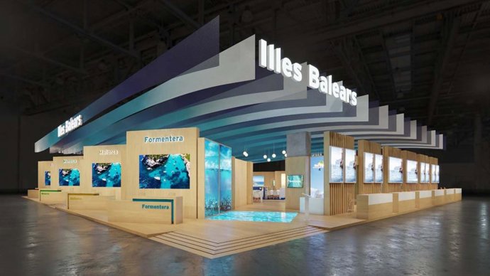 Estand de Baleares en Fitur.