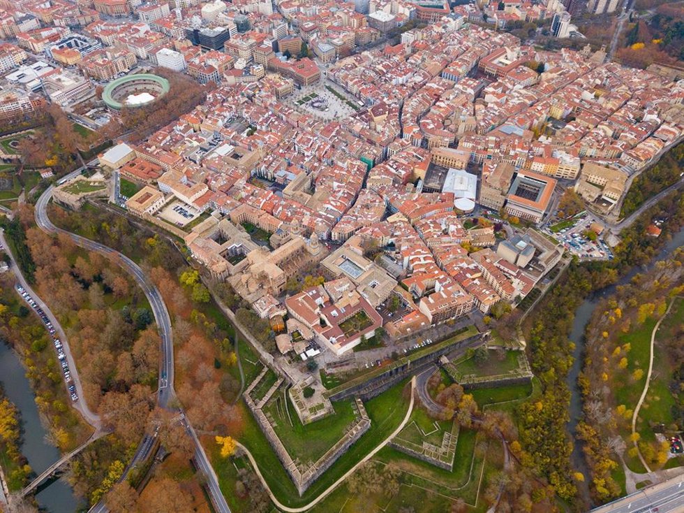 Vista de Pamplona.
