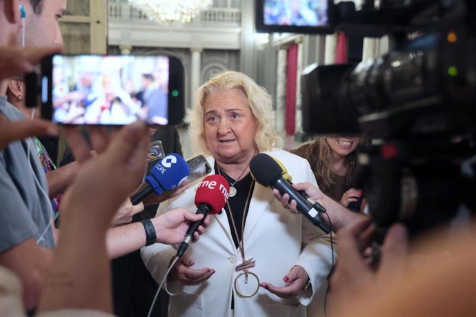 Archivo - Arxiu - Imatge de la primera tinent d'alcalde de l'Ajuntament de València i edil d'Hisenda i Pressupostos en la ciutat, María José Ferrer San Segundo.