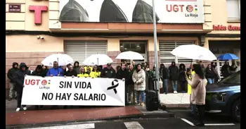 UGT La Rioja recuerda al vigilante de seguridad fallecido en el Museo Würth reclamando coeficientes reductores