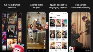 Imágenes promocionales de PineDrama, la nueva aplicación de TikTok.