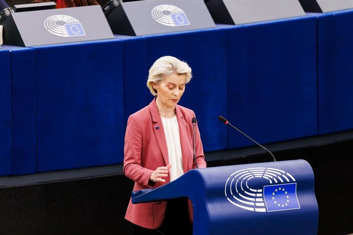 Archivo - La presidenta de la Comisión Europea, Ursula von der Leyen