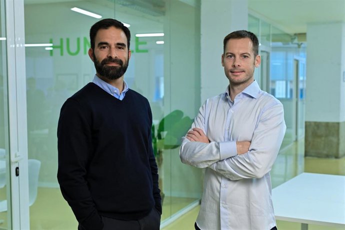 Archivo - Los fundadores de Heymondo, David Martín y Richard Domenech.