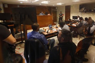 Los Lagos, 14 de Enero 21016 En el juzgado de garantia de la comuna de los Lagos en la Region de los Rios se realiza el control de detención de los hermanos Troncoso Chuñil y el ex yerno de Julia Chuñil Nicolas Klein/Aton Chile