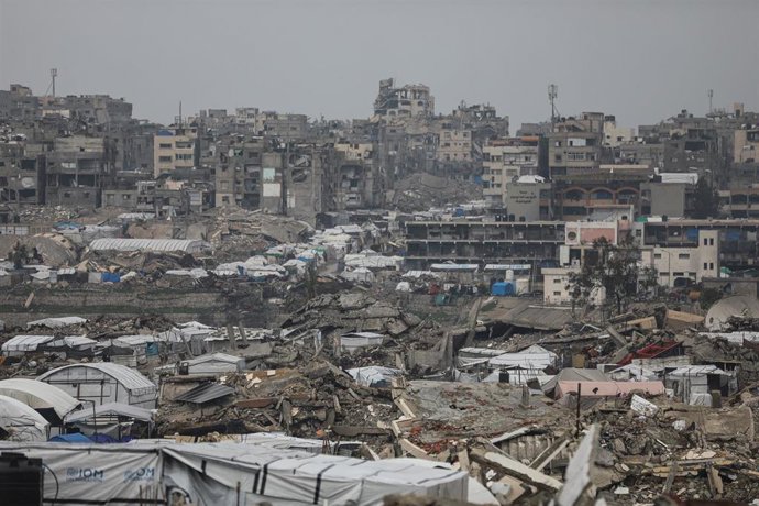 Vista general de la ciudad de Gaza, en el norte de la Franja de Gaza, en medio del alto el fuego en vigor desde octubre de 2025 tras la ofensiva de Israel en respuesta a los ataques del 7 de octubre de 2023 (archivo)