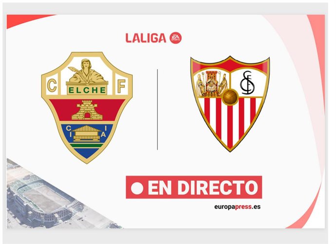 Onces Iniciales probables: Elche - Sevilla: resumen y estadísticas del partido de la jornada 20 de LaLiga EA Sports