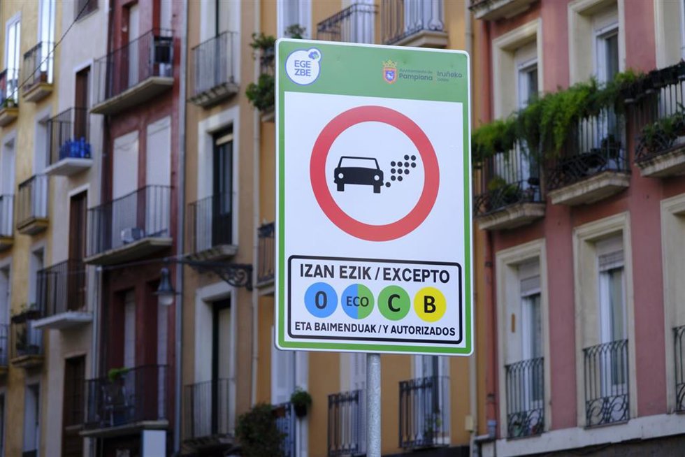 Cartel de la Zona de Bajas Emisiones