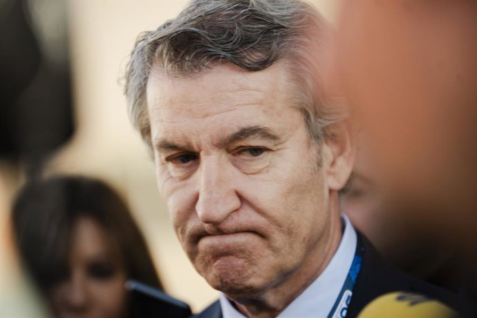Archivo - Arxiu - El president del Partit Popular, Alberto Núñez Feijóo.