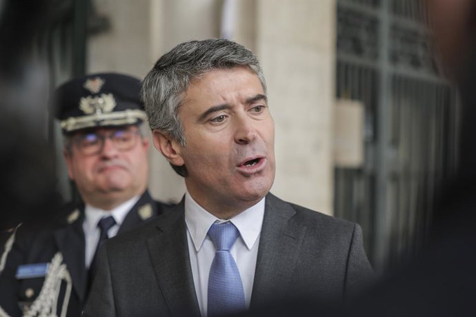 Archivo - Arquivo - 20 de novembro de 2023, Lisboa, Portugal: Lisboa, 20/11/2023 - O Ministro da Administração Interna, José Luís Carneiro, presidiu a uma cerimônia comemorativa do 156º aniversário do Comando Metropolitano da PSP de Lisboa. Nesta cerimôni