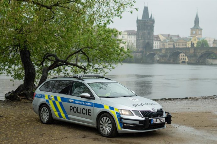 Archivo - Imagen de archivo de un vehículo de la Policía de República Checa.