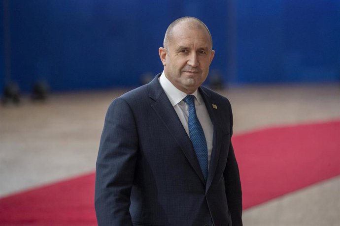 Archivo - El presidente de Bulgaria, Rumen Radev