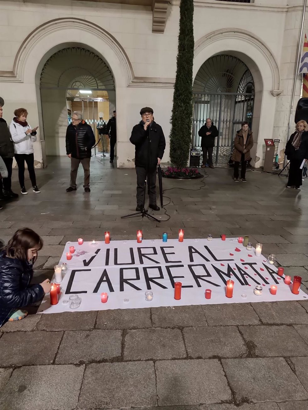 Imagen del homenaje celebrado este viernes en Badalona.