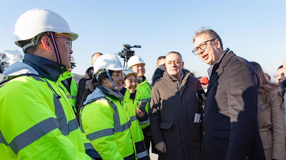 El presidente serbio, Aleksandar Vucic