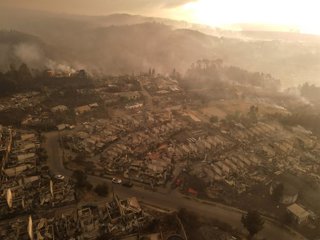Concepcion, 18 de enero 2026. Toque de queda en Penco comuna de Concepcion. Lukas Jara/Aton Chile