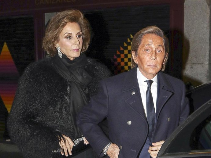 Archivo - Naty Abascal y Valentino, en una imagen de archivo