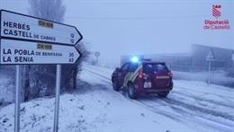 Nevades en la zona de Torremiró