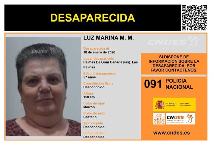 Mujer desaparecida en Las Palmas de Gran Canaria