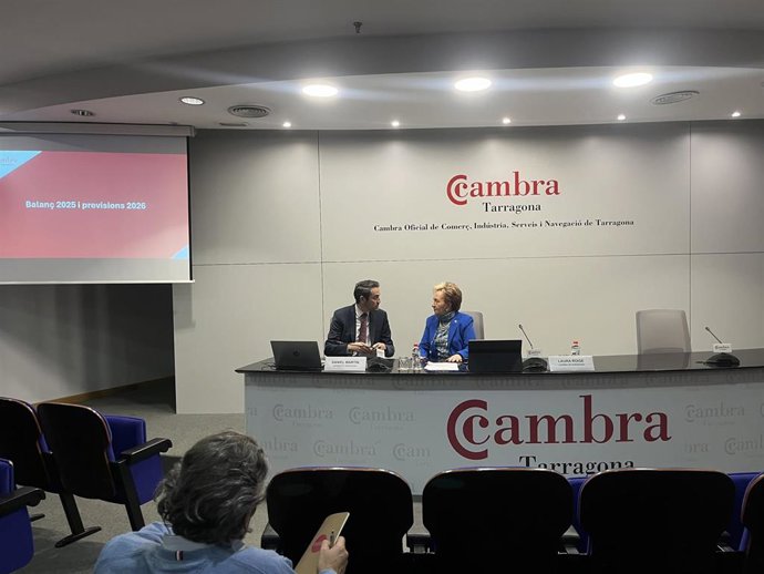 Rueda de prensa de la Cambra de Tarragona.