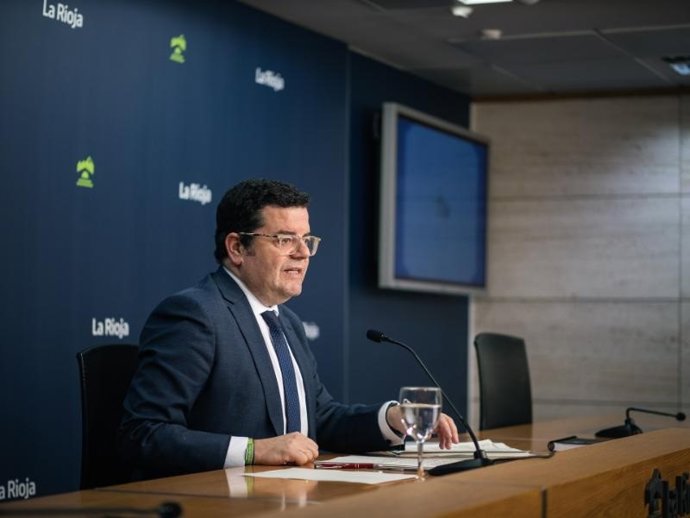 El portavoz del Gobierno riojano, Alfonso Domínguez
