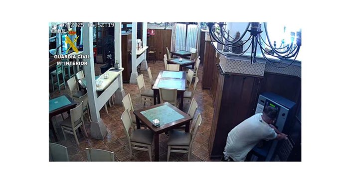 Vídeo de uno de los robos investigados en la operación 'Telealco'.