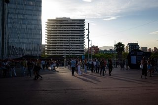 Archivo - Ambient durant un festival al parc del Fòrum