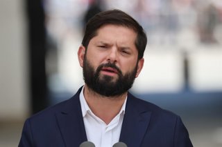 Santiago 19 de enero 2026. Presidente de la Republica, Gabriel Boricrealiza una declaracion junto al Presidente Electo Dragomir Yankovic/Aton Chile