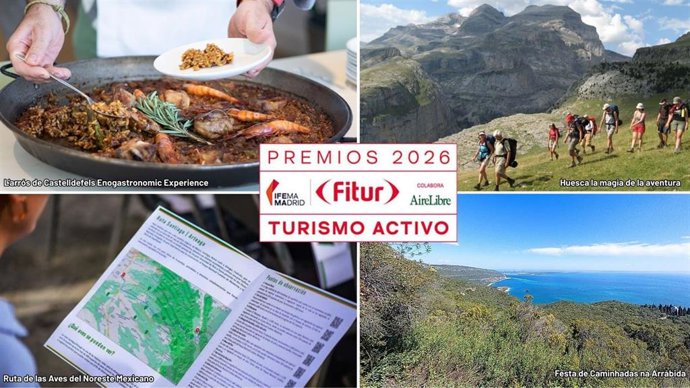 Los Premios Fitur al Turismo Activo anuncian las cuatro iniciativas ganadoras en su XXXI edición.