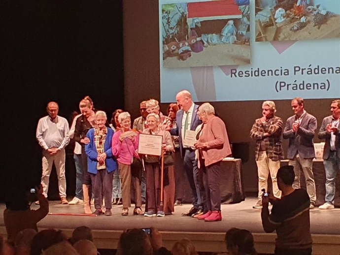 Un momento de la entrega de premios.