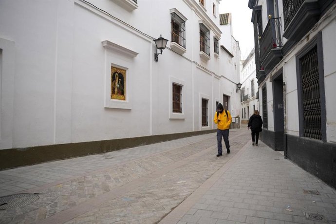 Calle Santa Ángela de la Cruz en Sevilla
