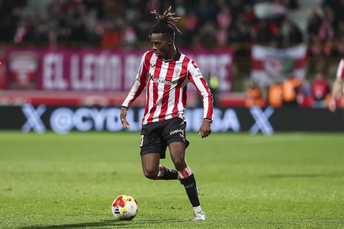 El jugador del Athletic Club Nico Williams.