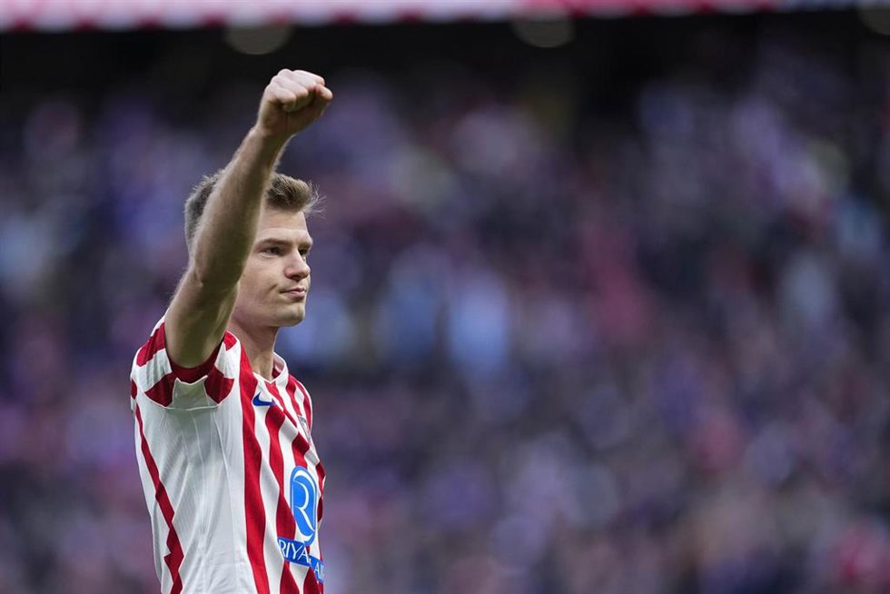 El delantero noruego del Atlético de Madrid Alexander Sorloth.