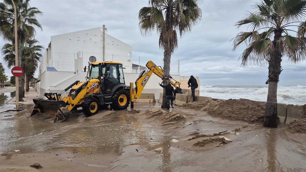 El estado de la playa de Tavernes de la Valldigna (Valencia)