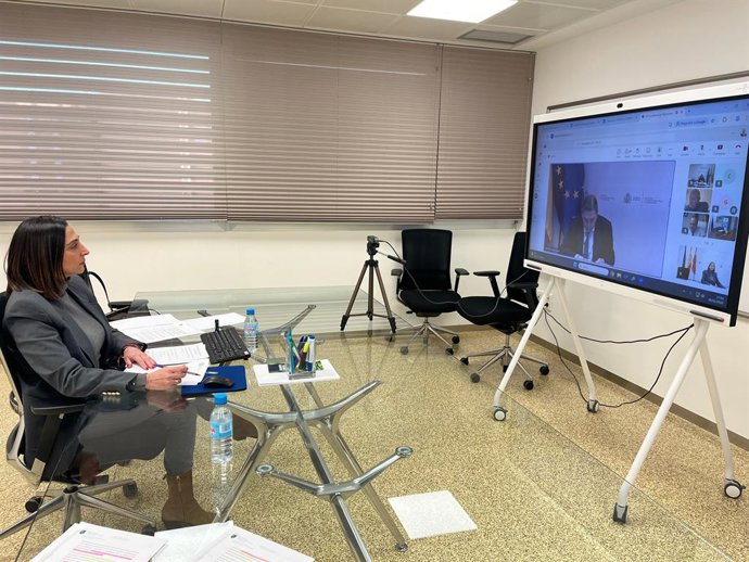 La consejera de Agua, Agricultura, Ganadería y Pesca, Sara Rubira, participa en la reunión telemática con el ministro Luis Planas para abordar la futura PAC, el acuerdo con Mercosur y las reivindicaciones del sector pesquero