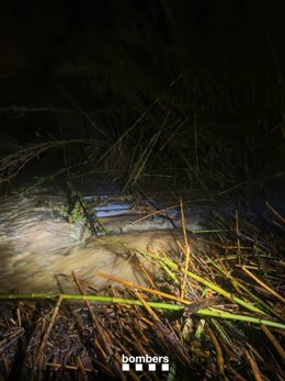 Localitzat el vehicle del desaparegut durant el temporal a Palau-sator (Girona)