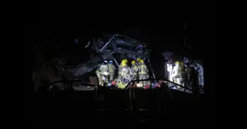 Un muerto y tres heridos graves tras el choque de un tren contra un muro de contención caído en Gelida (Barcelona)