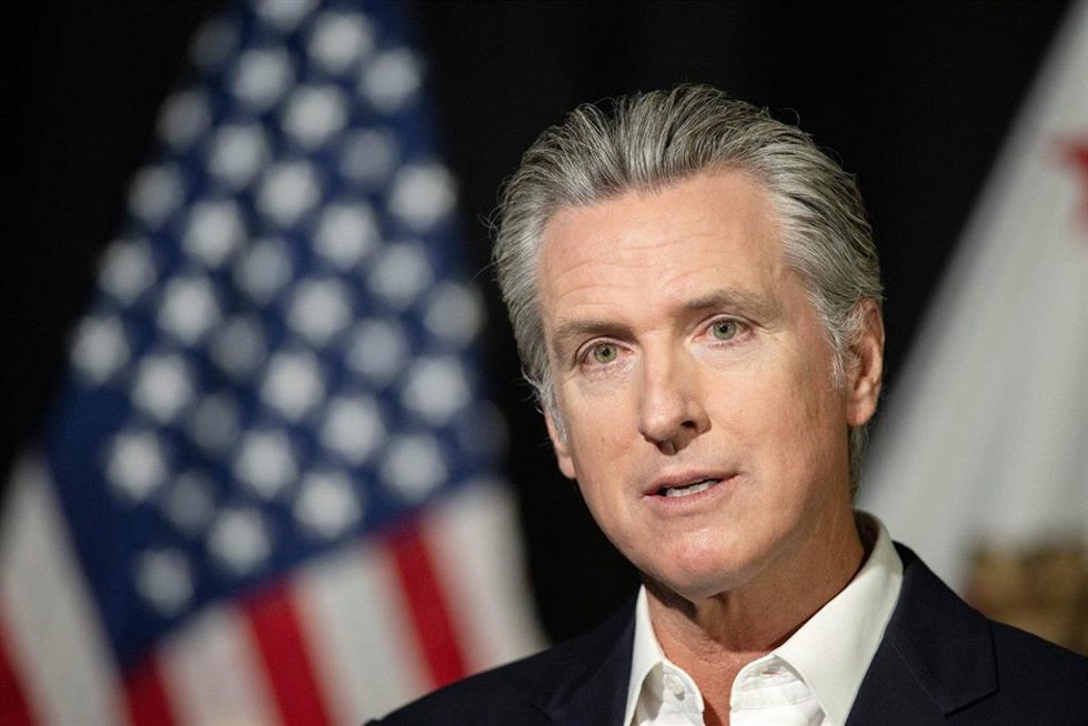 Archivo - El gobernador de California, Gavin Newsom