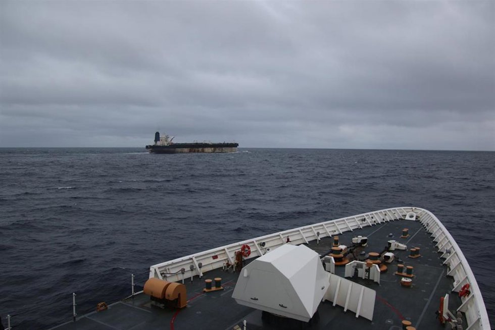 Imagen de archivo de un petrolero vinculado a Venezuela incautado