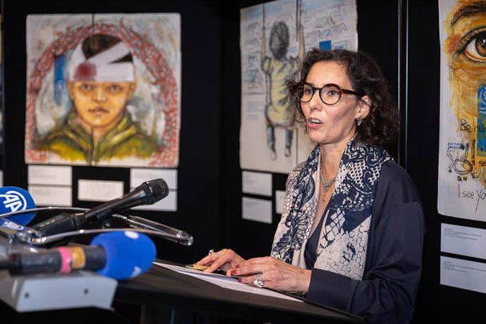 Archivo - La comisaria de Preparación y Gestión de Crisis e Igualdad de la UE, Hadja Lahbib 