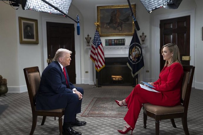 El presidente de Estados Unidos, Donald Trump, en una entrevista concedida a la cadena News Nation