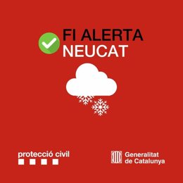 Protecció Civil desactiva la alerta por nieve en Catalunya la madrugada de este miércoles
