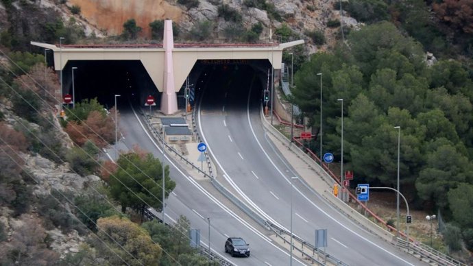 Túnel de la C-32 en Garraf (Barcelona)