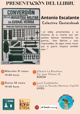Presentación del llibru 'Conversión de la Industria Militar en Euskal Herria'