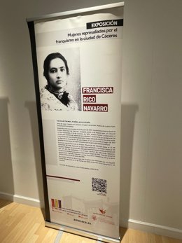 Regresa a la sala Pintores 10 de Cáceres la exposición 'Mujeres represaliadas por el franquismo' con nuevos nombres