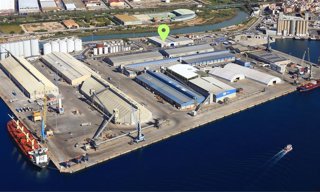 Vista del muelle de Castella del Port de Tarragona.